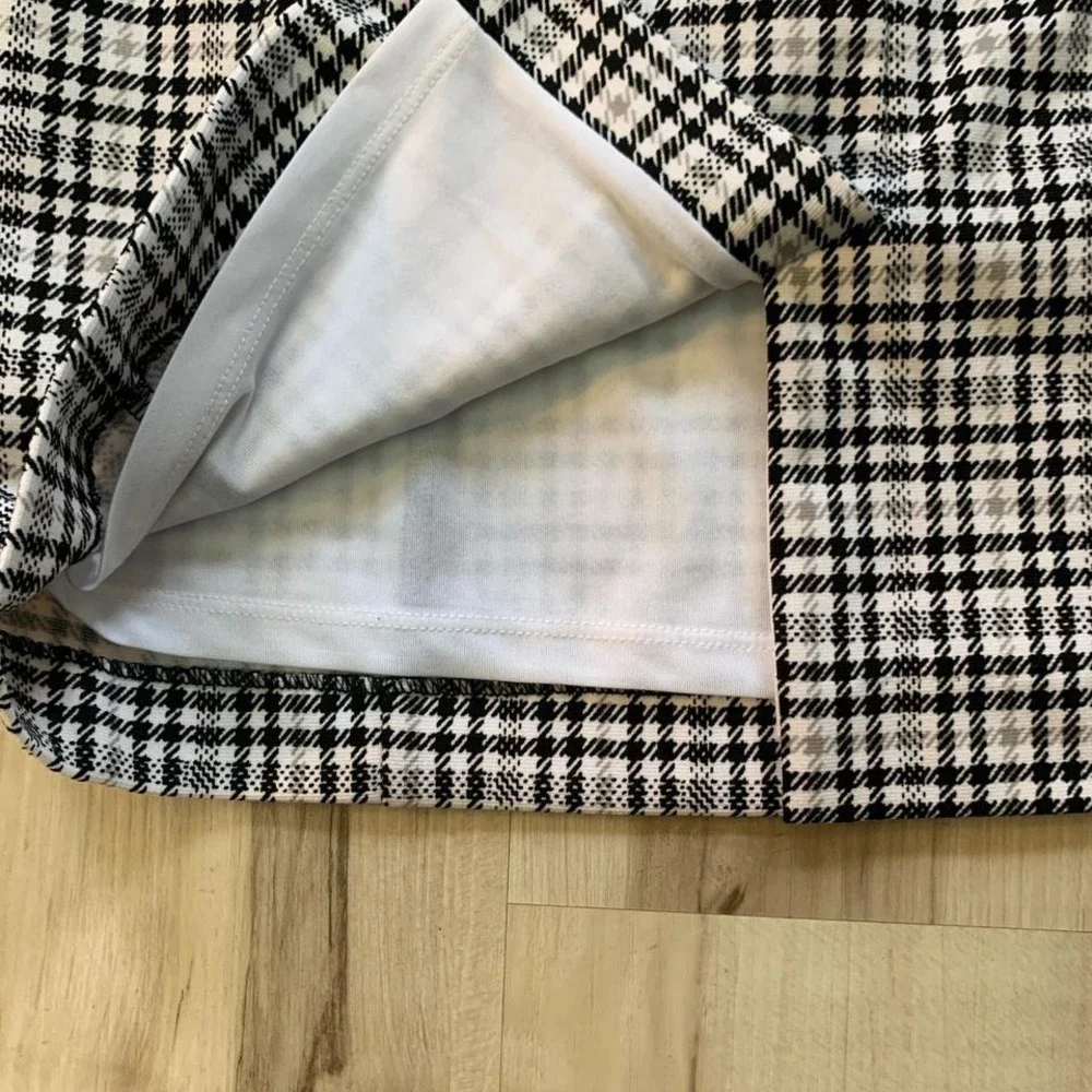 Michael‎ Kors plaid mini pencil skirt Size small